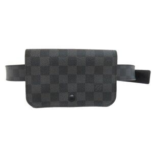 LOUIS VUITTON Black Damier Hobo Bag